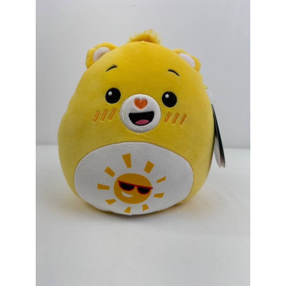 Squishmallows Care Bears Funshine‎ Bear Yellow Plush 8 inch NWT 2025